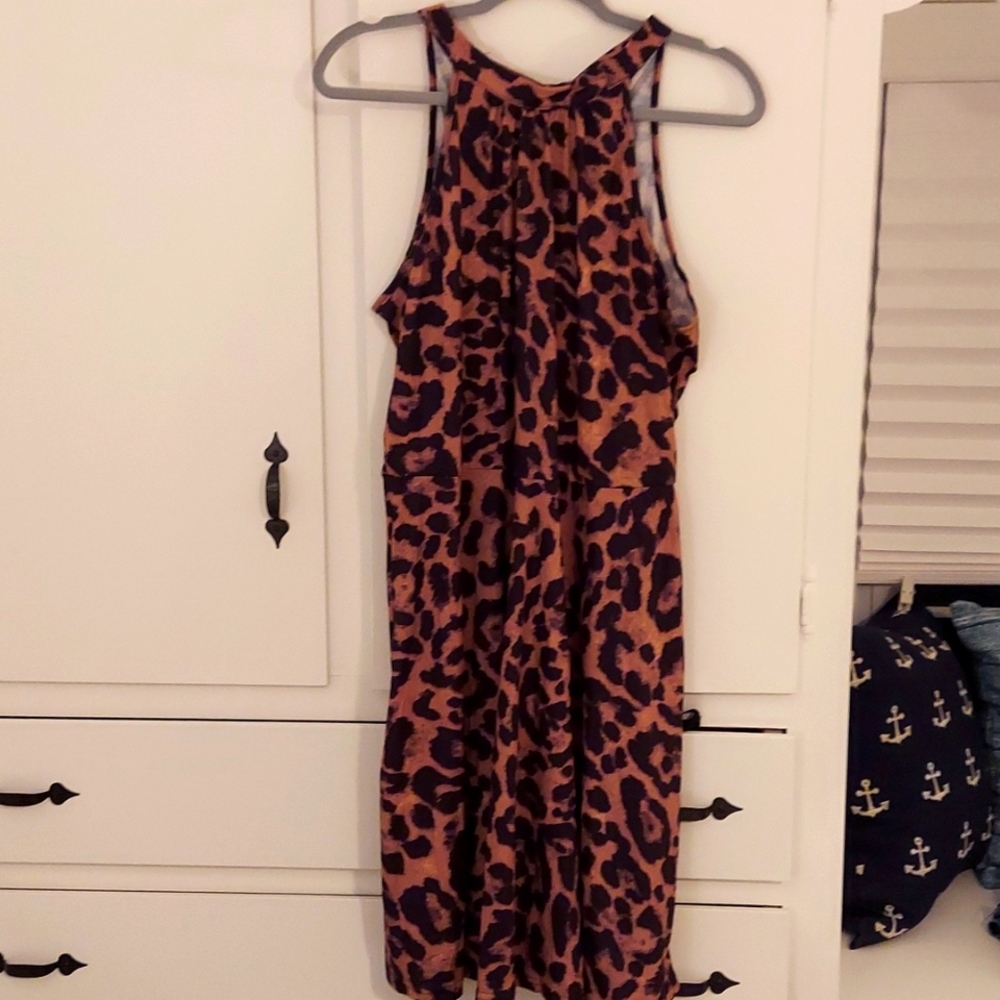 Leopard print dress